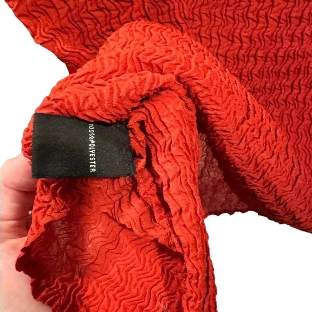 Josephine Chaus red scrunch top - Image 2