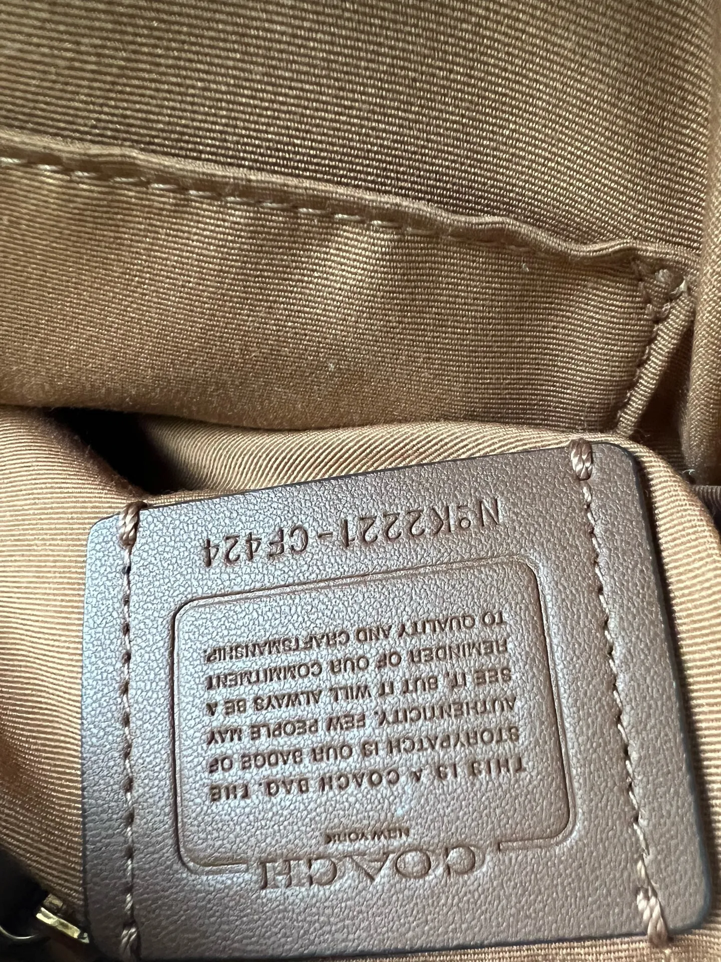 Coach  Backpack With Cherry Heart Print - Image 3