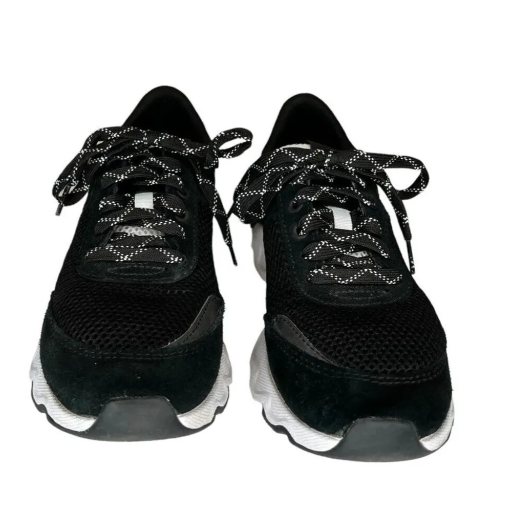 Sorel Kinetic Lite Lace Sneakers Black/White Shoes NL3516-010 Women’s Size 8.5 - Image 3