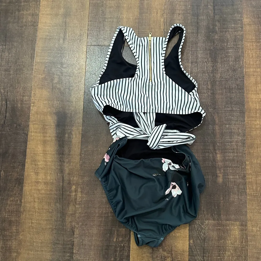 Albion Fit Bon Voyage One-Piece Swimsuit Size XL - Image 3