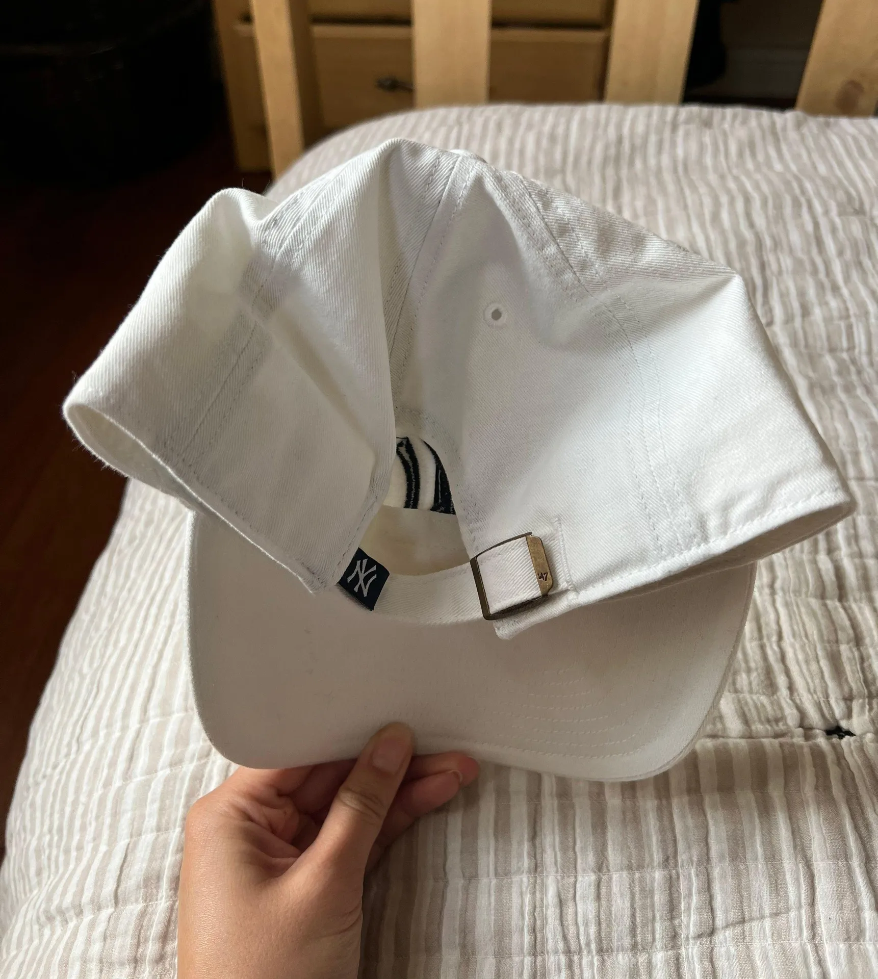 New Era New York Yankees Baseball Hat White - Image 3