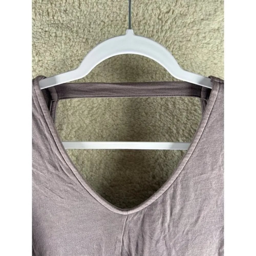 Satva Womens Tops Size M Long Sleeve Back Cutout Layered - Image 3