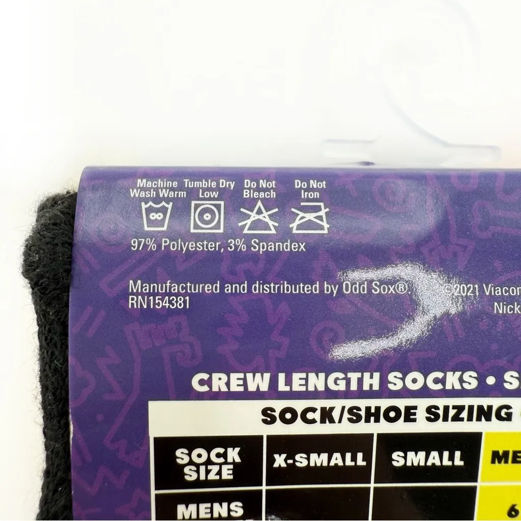 Rugrats Nickelodeon Crew Socks Mens Womens 90s Retro Gift Tommy Chuckie Angelica - Image 9