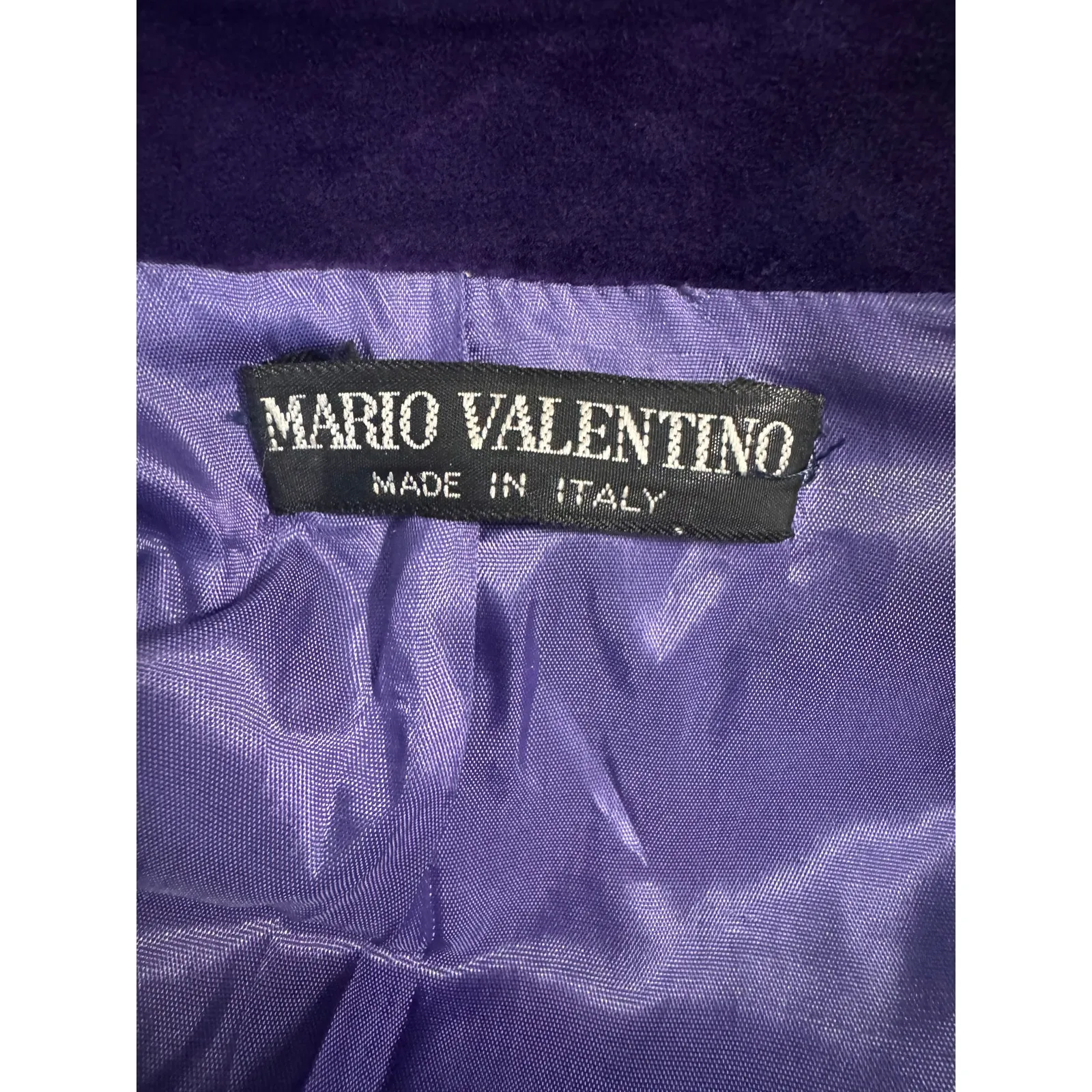 Mario Valentino Made in Italy suede jacket bold color-block Italian 42 (US S-M)a - Image 7