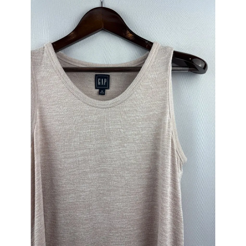 Women’s GAP Medium Seashell Nude Tank Blouse - Image 2