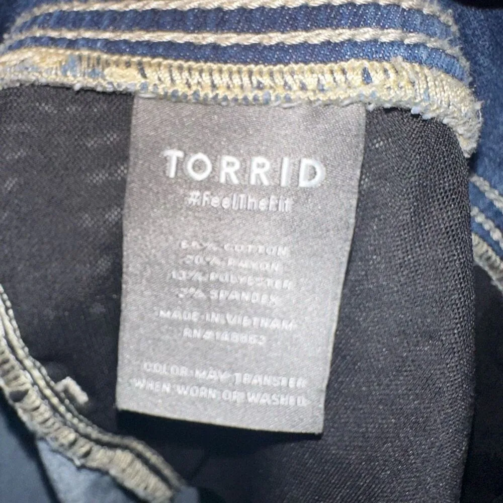 Torrid stretchy denim pull on 3x travelcore jeggings - Image 3