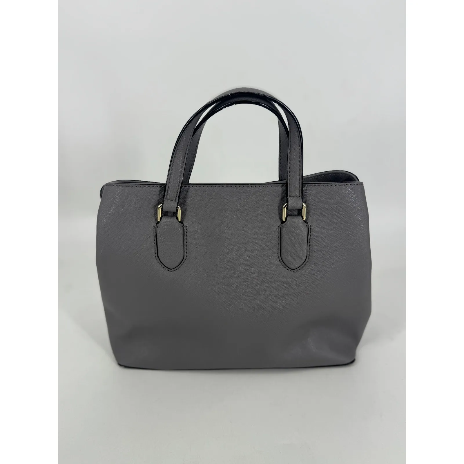 Kate Spade Saffiano Leather Evangelie Satchel, Cityscape Grey Taupe - Image 2