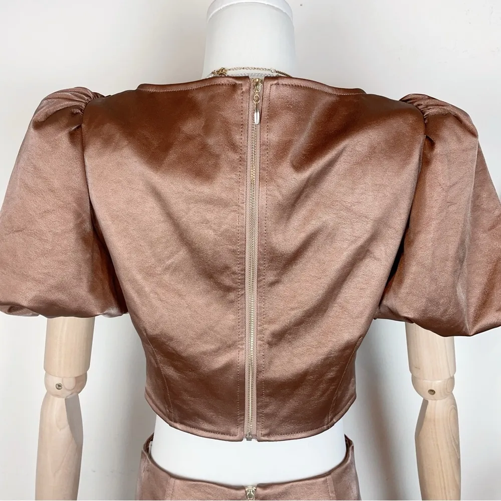 Elliatt Doris Top and Skirt Set in Bronze - Image 9