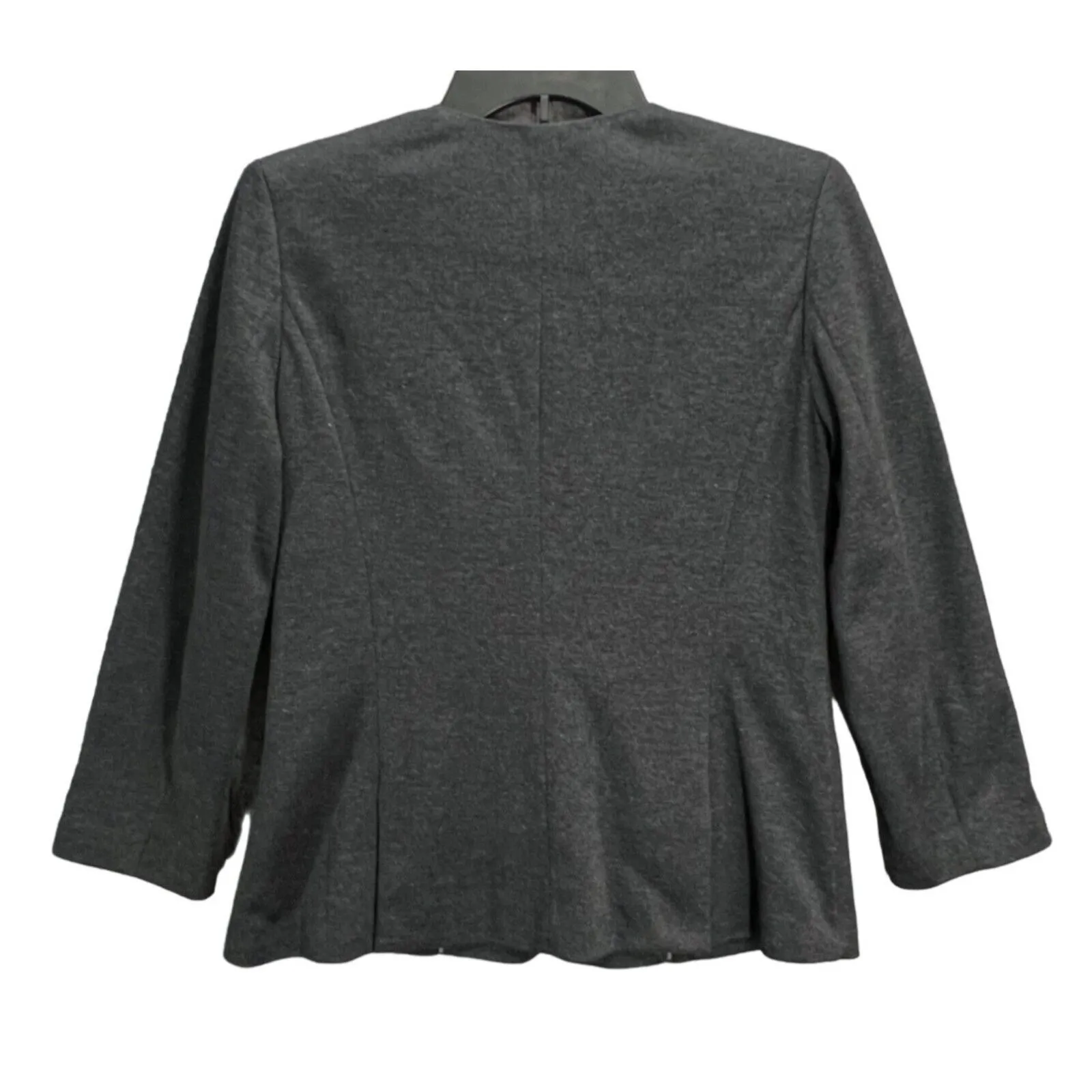 Anthropologie Cartonnier Blazer Jacket Womens XS Gray Career Classic Timeless - Image 4