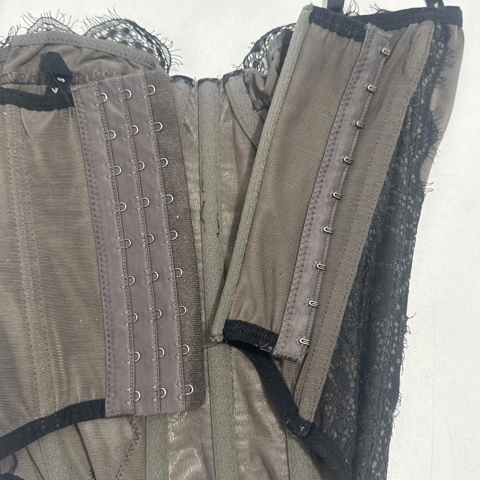 Out From Under Women Fairy Grunge Whimsigoth Festival Babydoll Corset Top Size S Black - Image 8