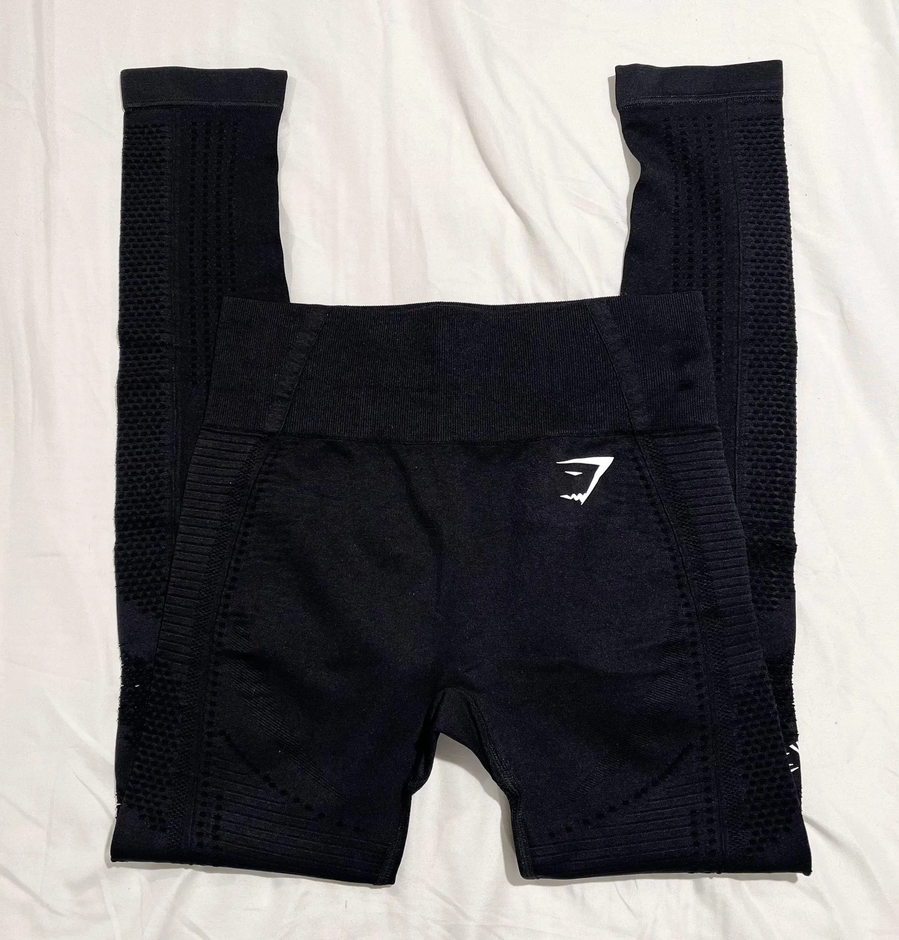 Gymshark Flawless Legging Size S Black. - Image 3