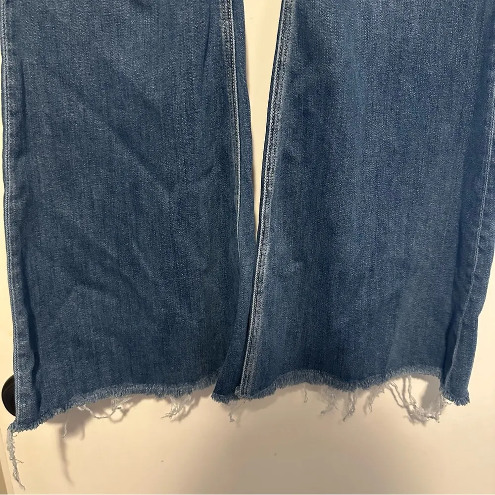 McGuire Majorelle Flare jeans Oceana distressed raw hem size 28 - Image 4