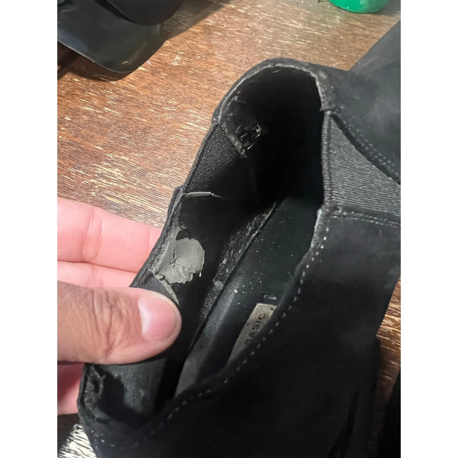 ZARA Western Suede Black Booties 7 Festival Boho - Image 9