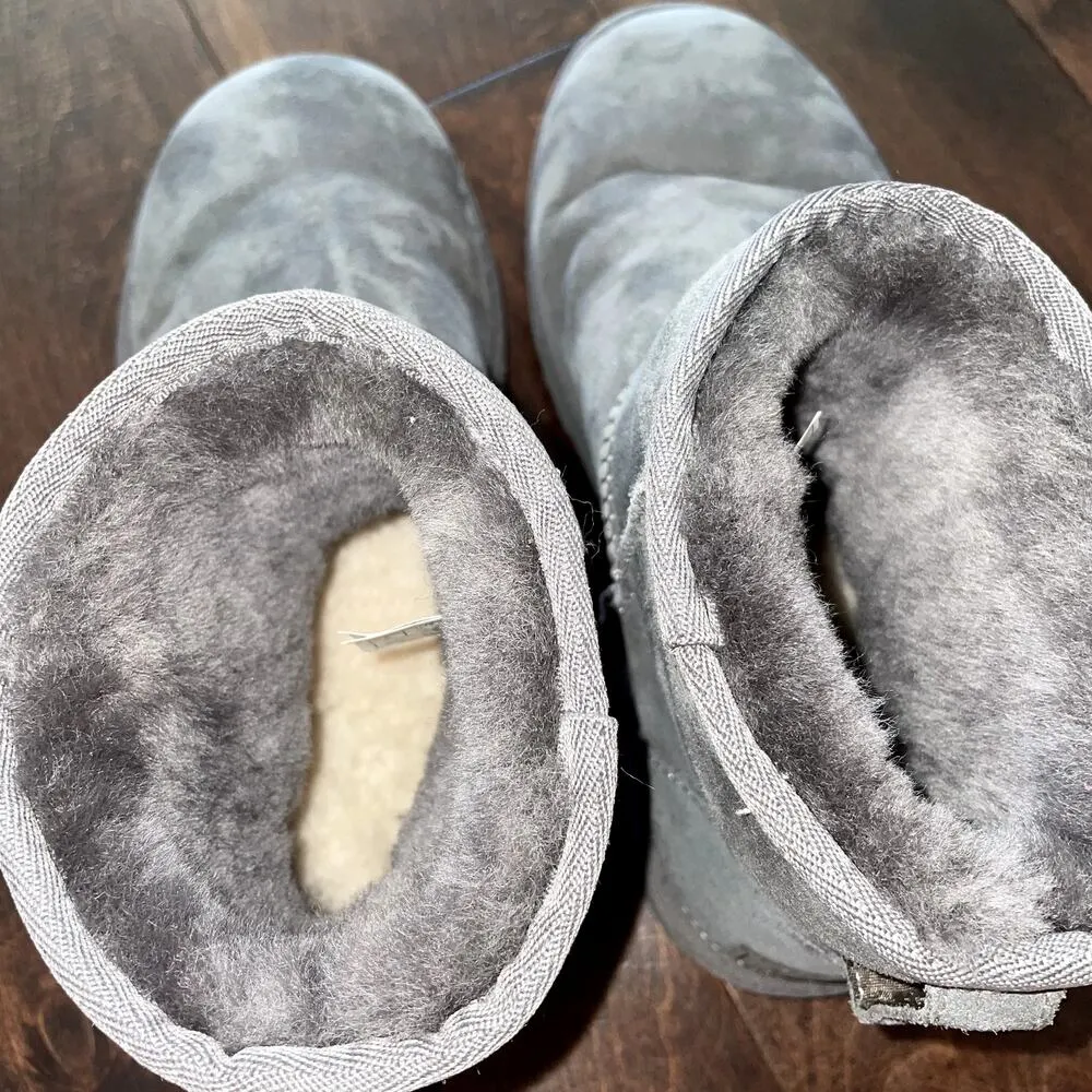 new ugg classic mini II boots gray size 8 - Image 7