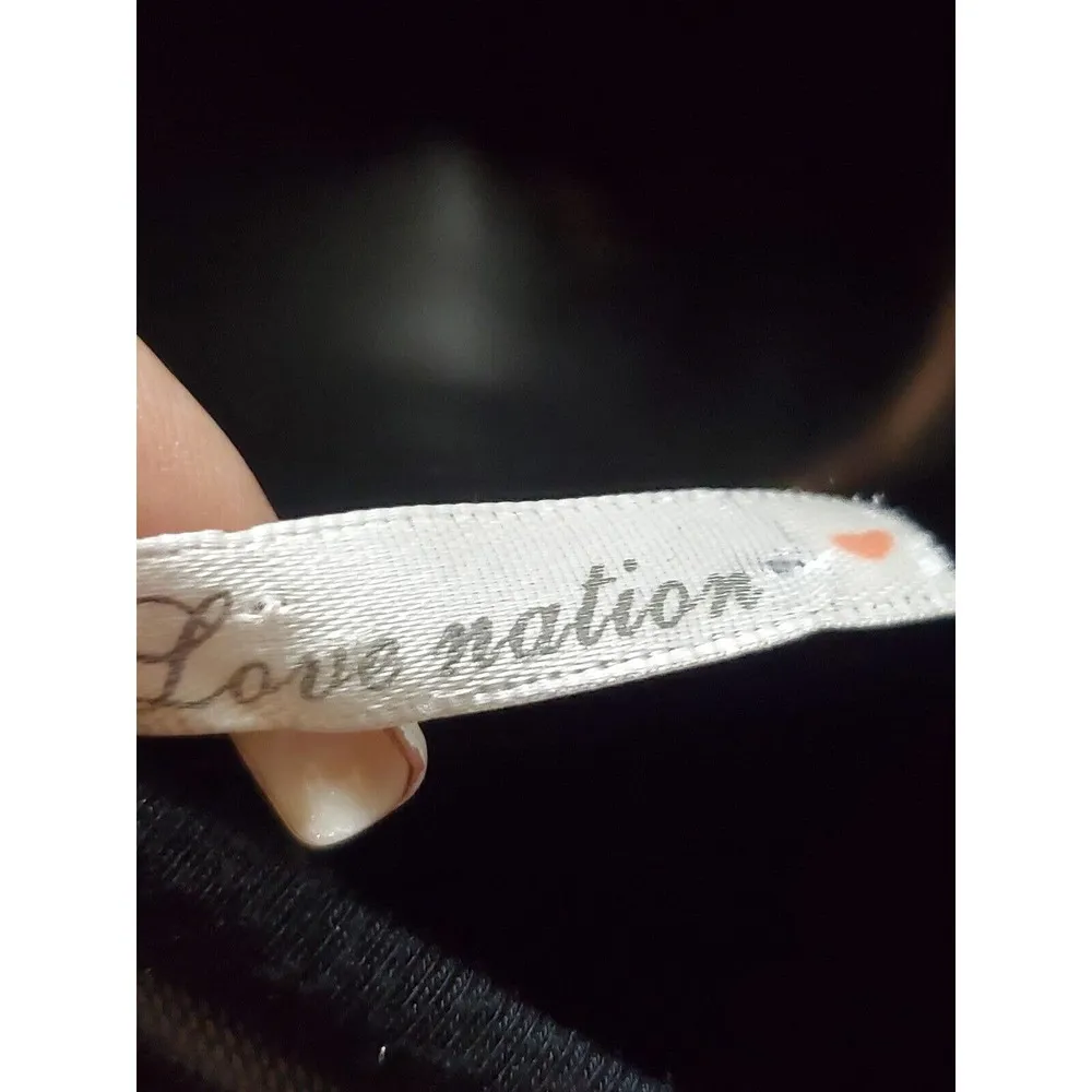 Love Nation Womens Black Polyester V Neck Long Sleeve Ruched Bodycon Dress Small - Image 7