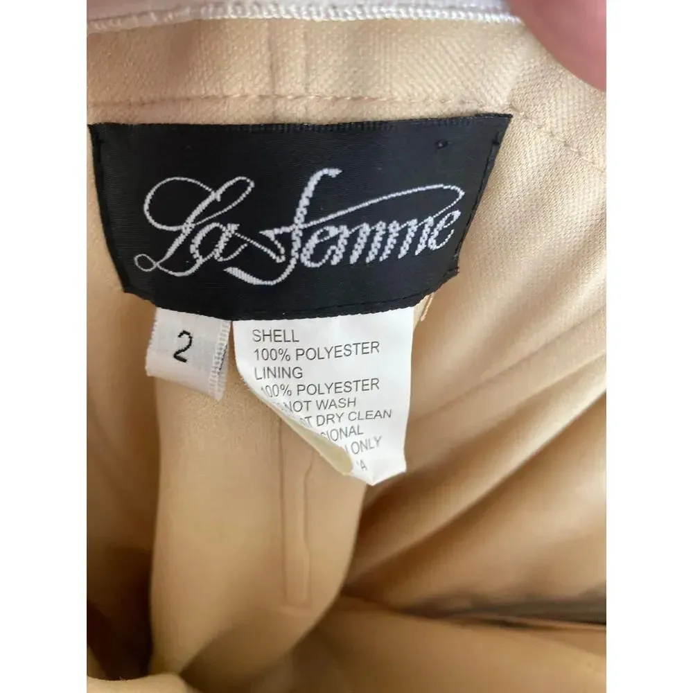 La Femme Cocktail Dress Sparkle Jeweled Ruched Party Wedding Bachelorette Rich - Image 13