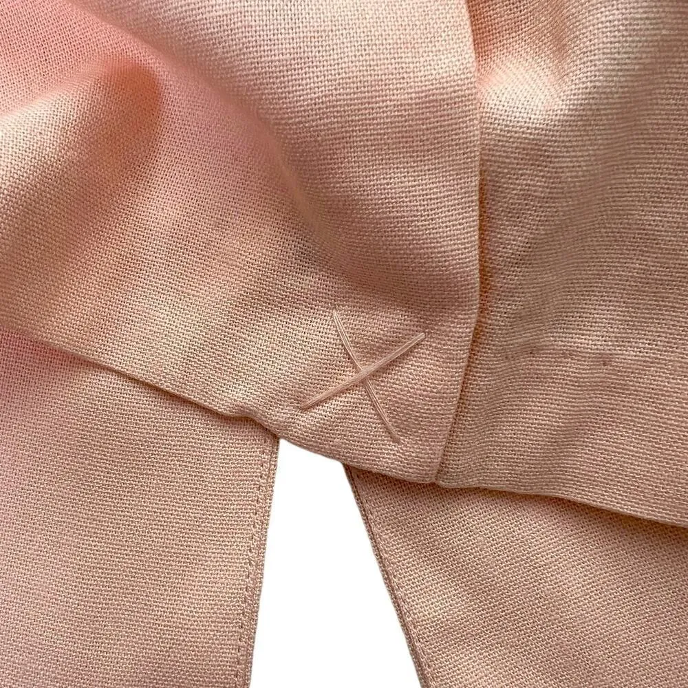 New Women’s BCBGeneration Floral Trim Linen Blend Boyfriend Blazer Size XS - Image 10