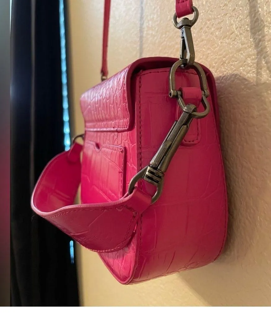 Pink Faux Leather Purse  - Image 13
