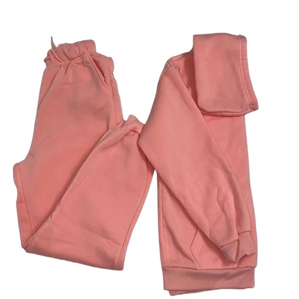 SheIn  Baby Pink Sweatsuit Set(Size Medium) - Image 5