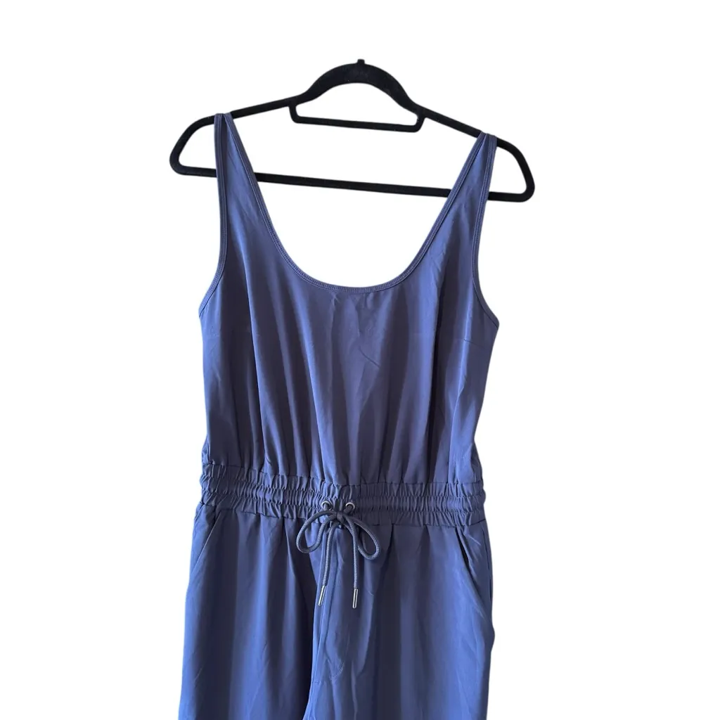 Abercrombie - Traveler Dark Blue Sleeveless Jumpsuit Sz M - Image 6