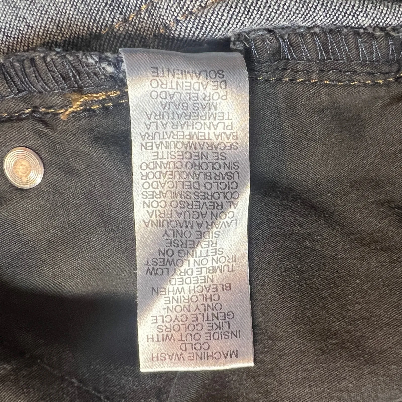 Democracy Women's 4 Blue Absolution Wide Leg Cropped Jeans Cleanfit Chic - Image 7