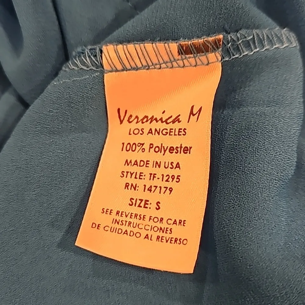 💕VERONICA M💕 Sleeveless Halter Top ~ Blue Small S NWOT - Image 6