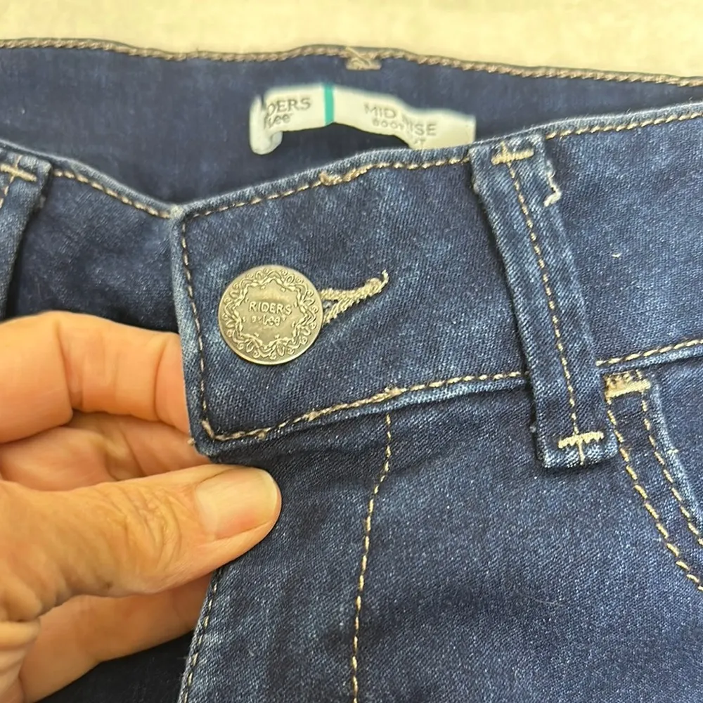 Riders by Lee Blue Boot Cut Jeans Classic Denim - Image 4