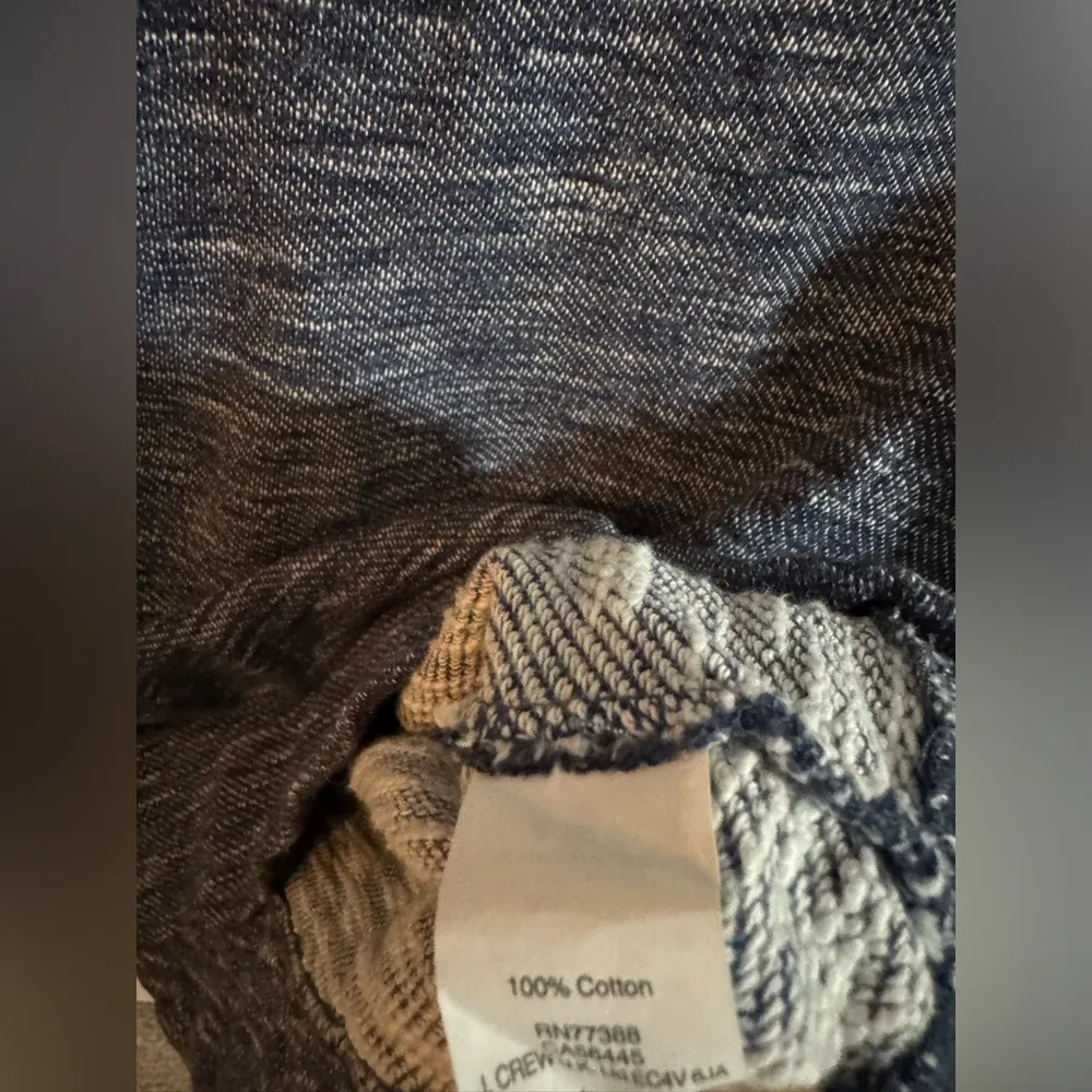 J Crew Blue Jeweled Rhinestone Pullover - Image 4