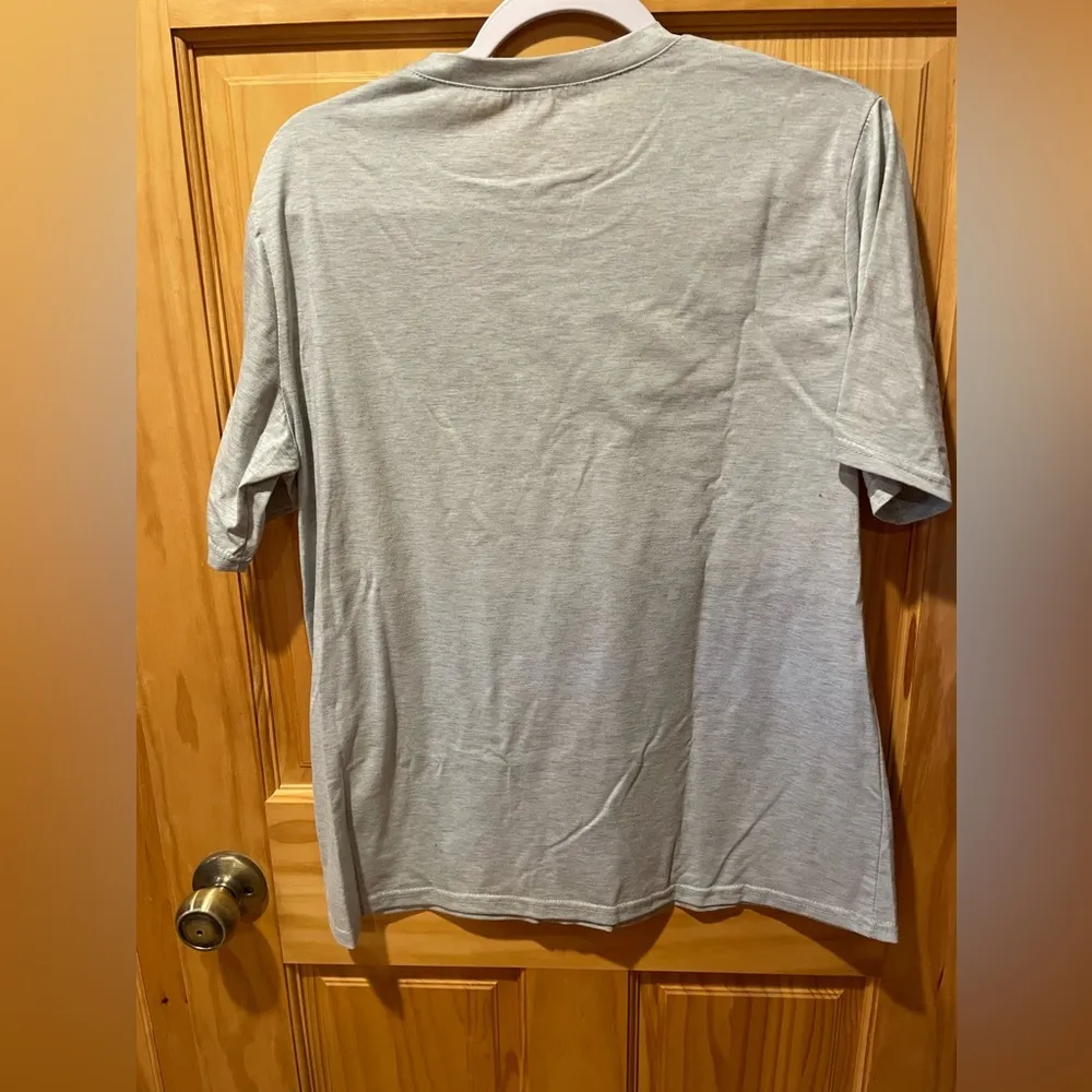 Happy Camper gray thin T shirt. NWOT Size XL - Image 4