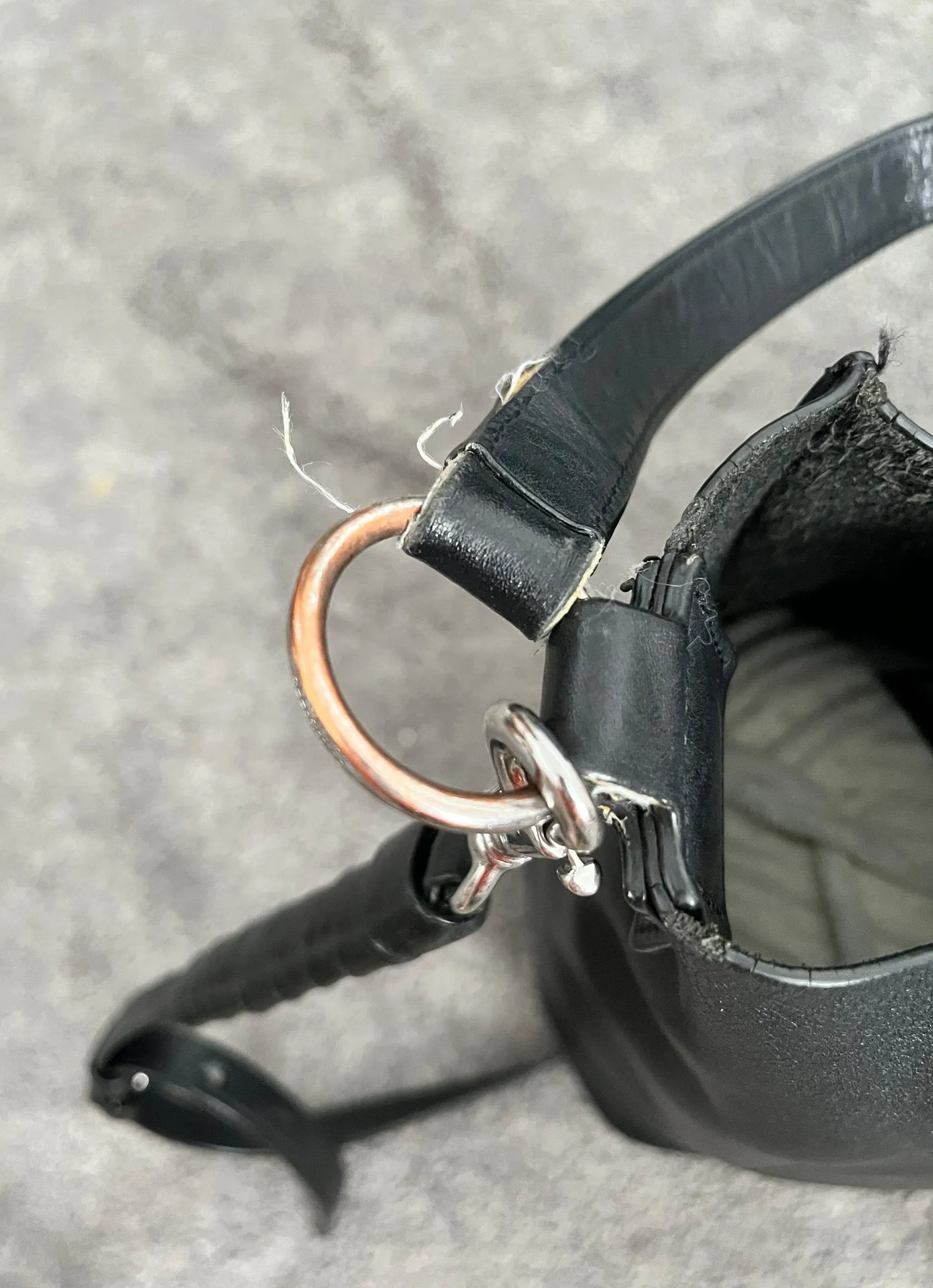 small Voltaire black tote bag - Image 4