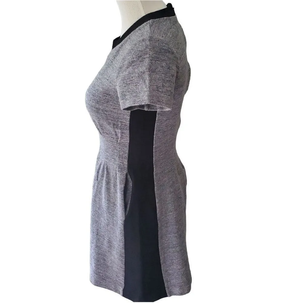 Madewell Colorblock Parkline Dress
Short Sleeve Black Gray Size 0‎ - Image 4