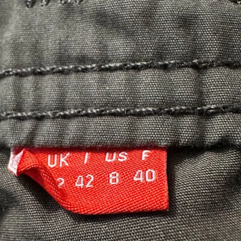 Esprit  Women's Capri Pants Size 8 Green Casual Lightweight‎ Breathable - Image 4