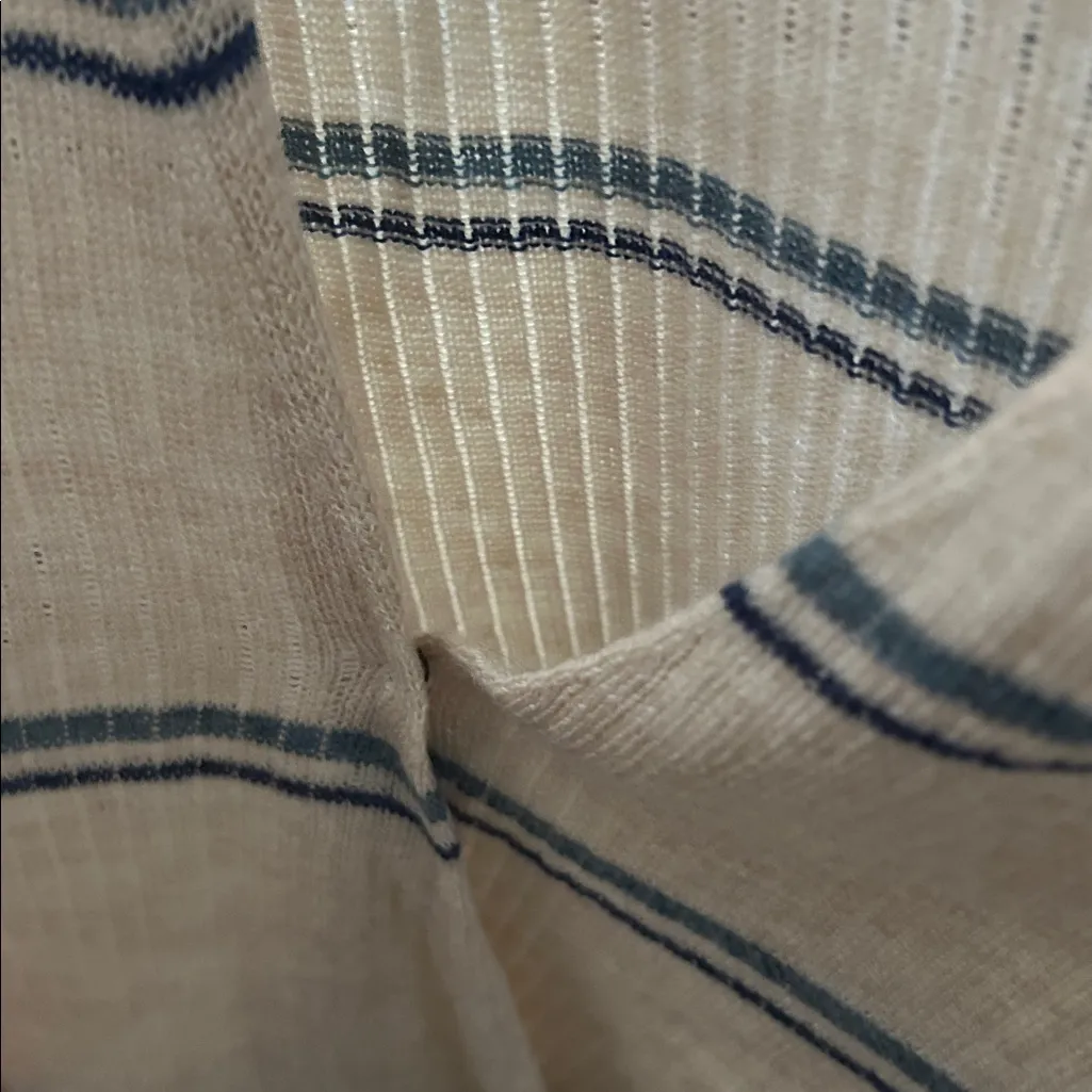 Heartloom Simona Top with Blue Stripes, Medium - Image 11