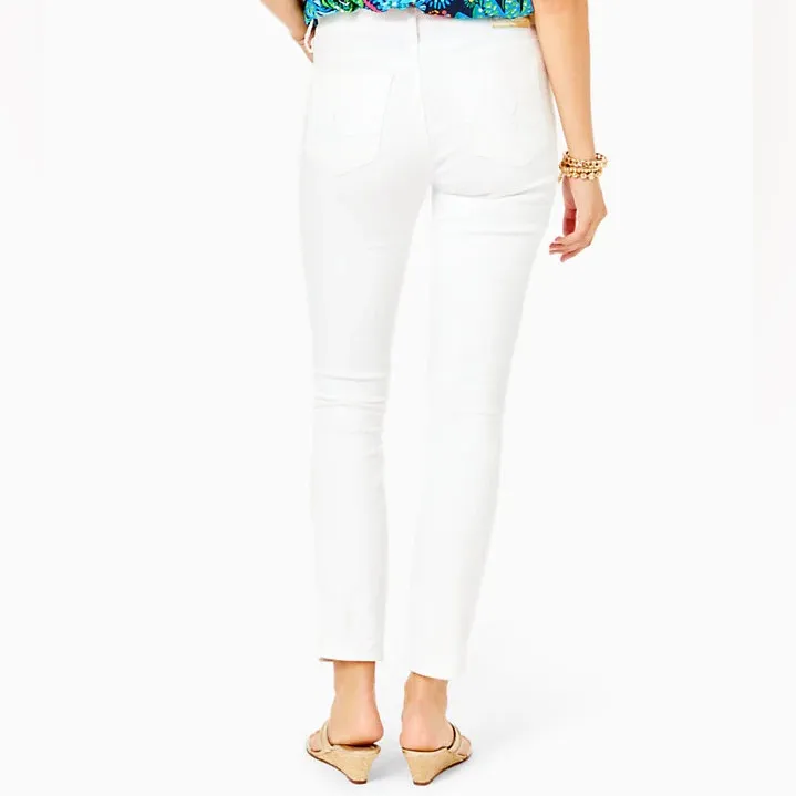 Lilly Pulitzer South Ocean High-Rise Skinny Jean - Resort White - Image 2