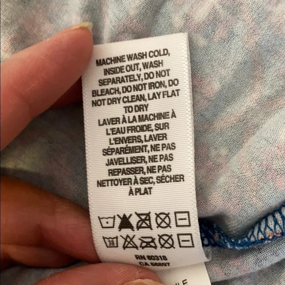 Lucky Brand faux wrap 3 quarter sleeve dress western festival summer comfy - Image 8