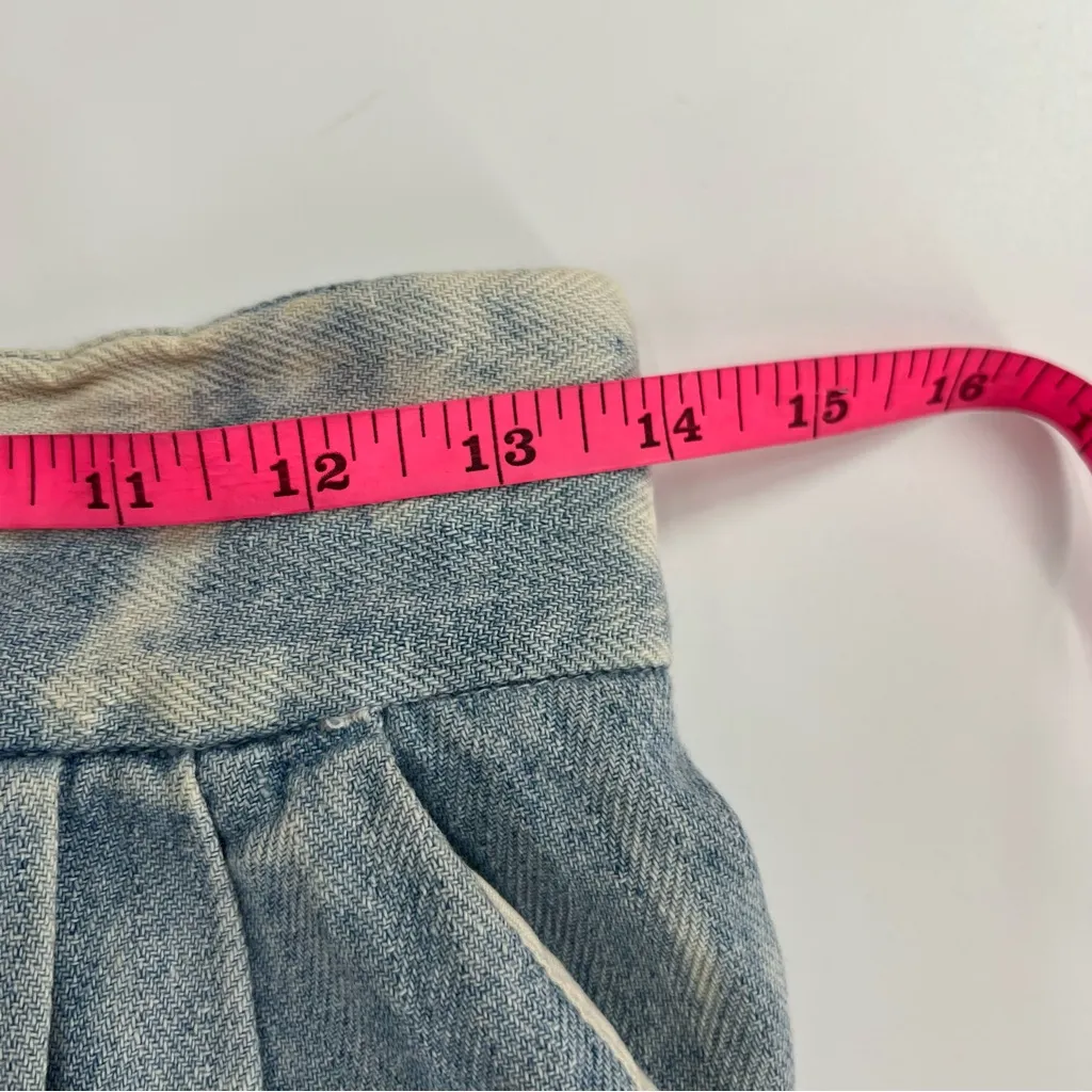 Rachel Comey Chatham pleated denim skirt Sz 4 - Image 4