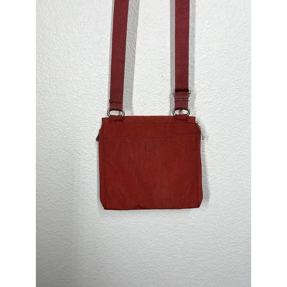 Baggallini Crossbody Bag Purse Rust Red Orange Travel Orangizer - Image 5