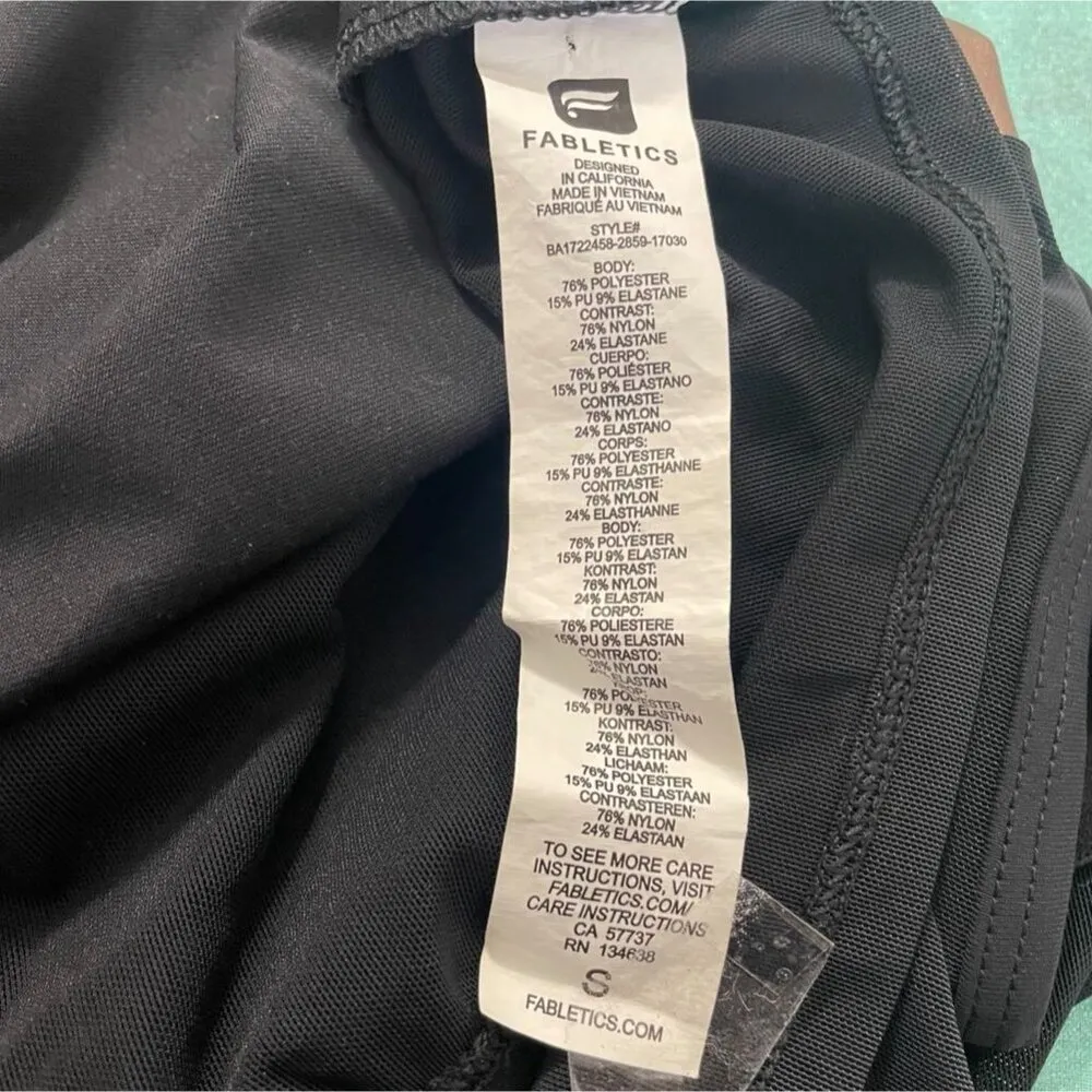 Fabletics Size Small  Sports Bra Crop Sleeveless Racerback - Image 8