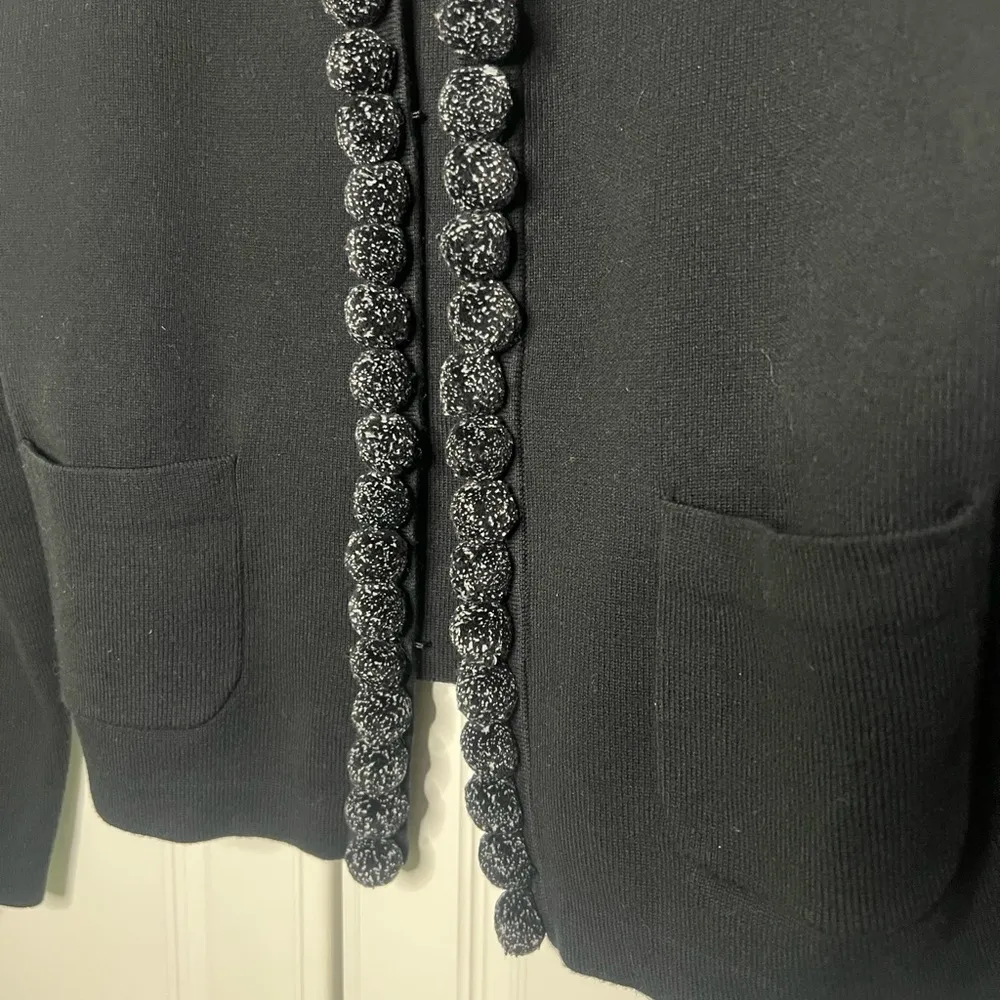 Vintage Talbots Pom Pom Cardigan - Image 5