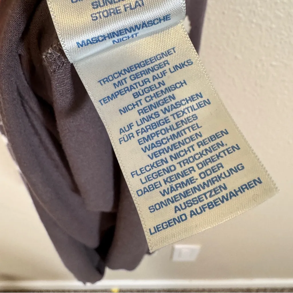 Boden Grey White Floral Print Halter Mini Dress Womens 4 Y2K Casual Tie Neck Gray - Image 6