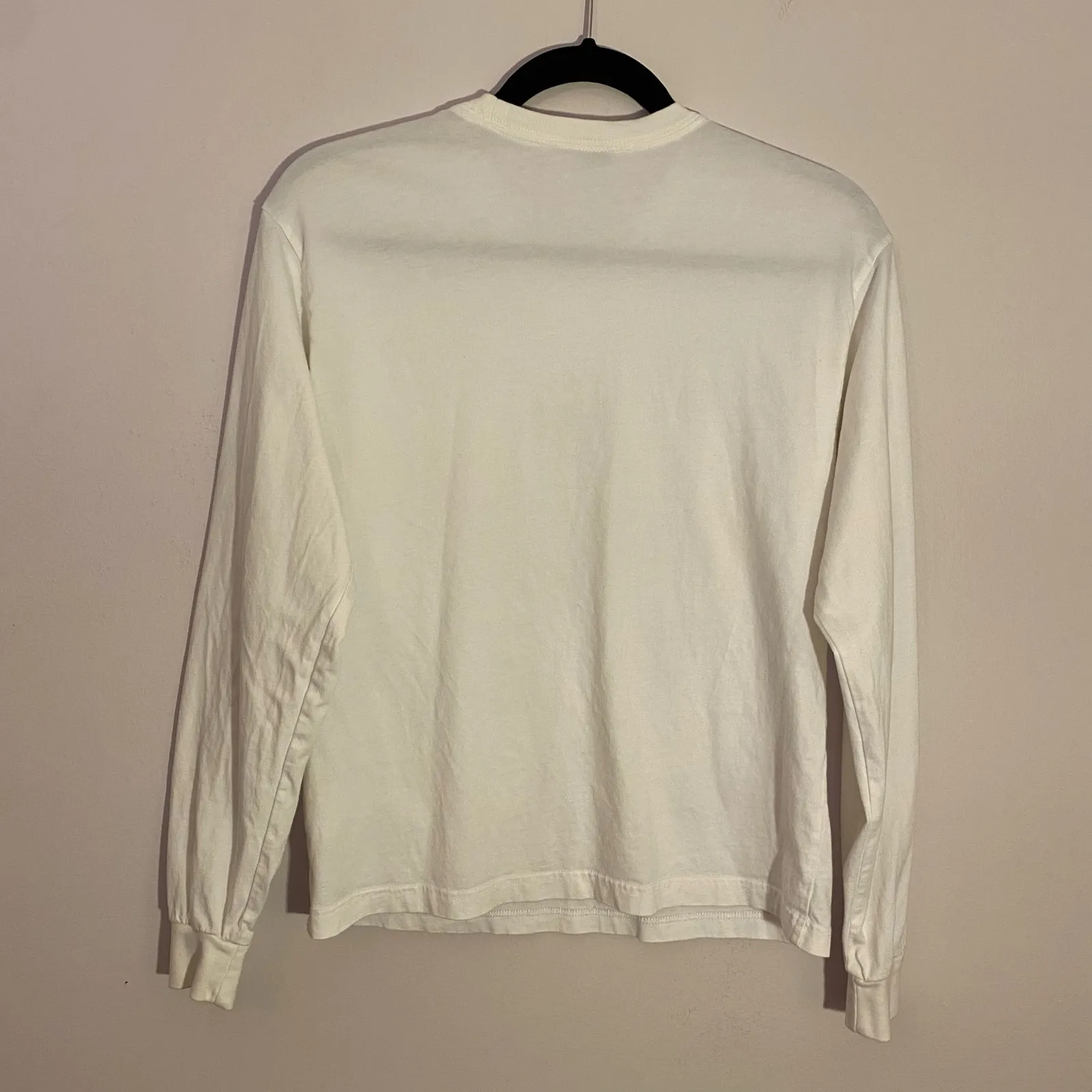 Nike White Retro 3D Vintage Tag Crewneck Long Sleeve Shirt Women's size Small - Image 6