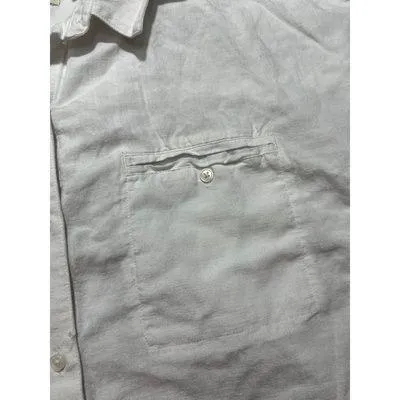 Levi's Levi’s White Collared Button Up Shirt sz XL Womens - Image 2