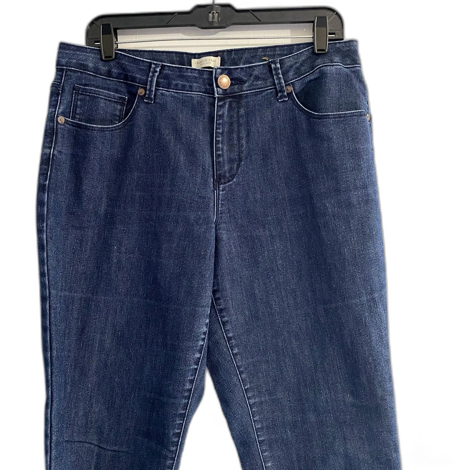 Coldwater Creek Slim Straight Leg Jeans Dark Wash Denim Women's Size 12 - Image 2