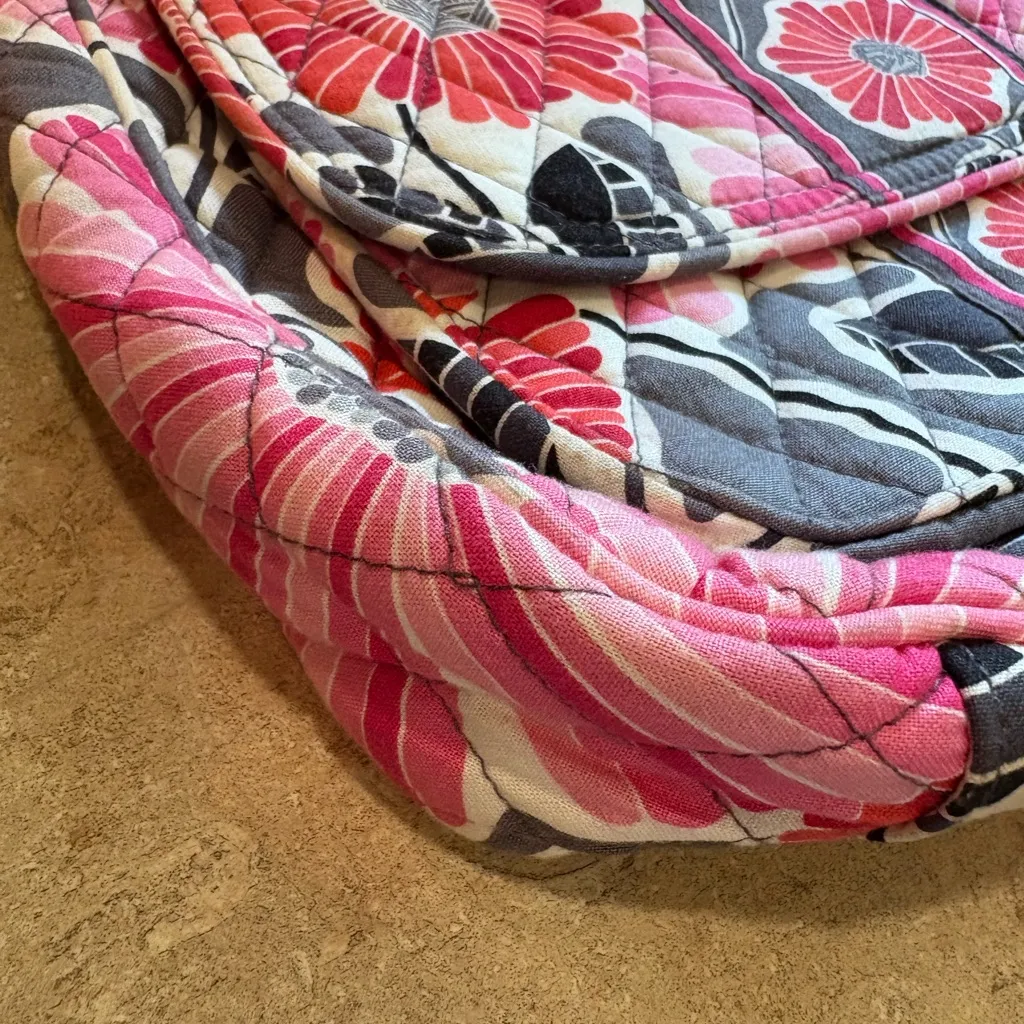 Vera Bradley Cherry Blossoms Large Crossbody Purse - Image 8