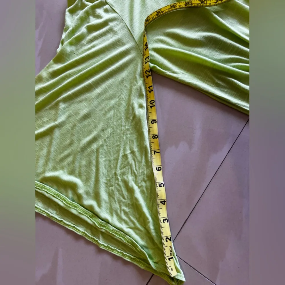 Rampage Long Sleeve Tunic - plus Size S. Lightweight wide sleeve kimono green - Image 7