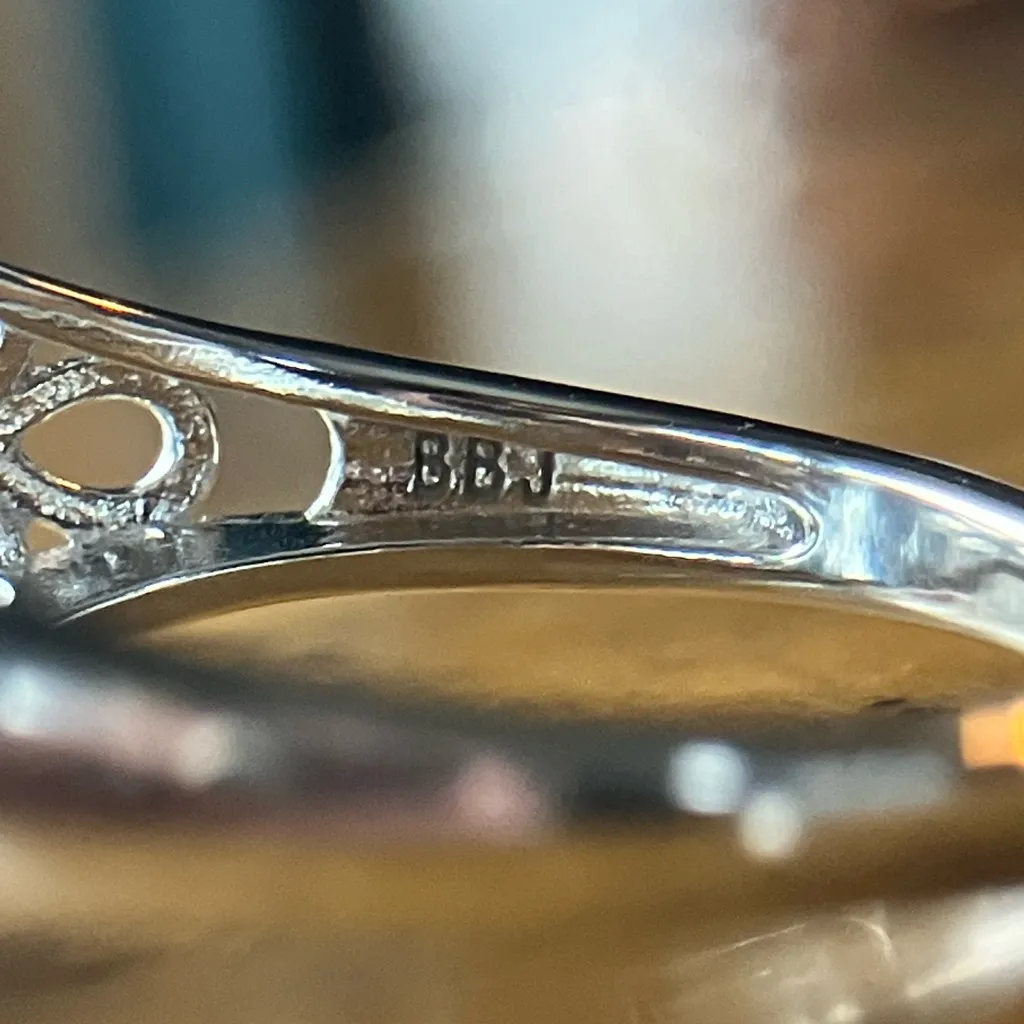 Sky Blue Topaz Sterling Silver Marquise Ring Size 7 - Image 6