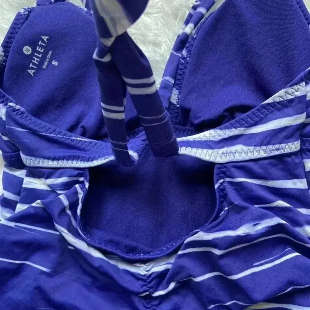 Athleta Aqualuxe Print Molded Cup Tankini TOP-‎ S - Image 6