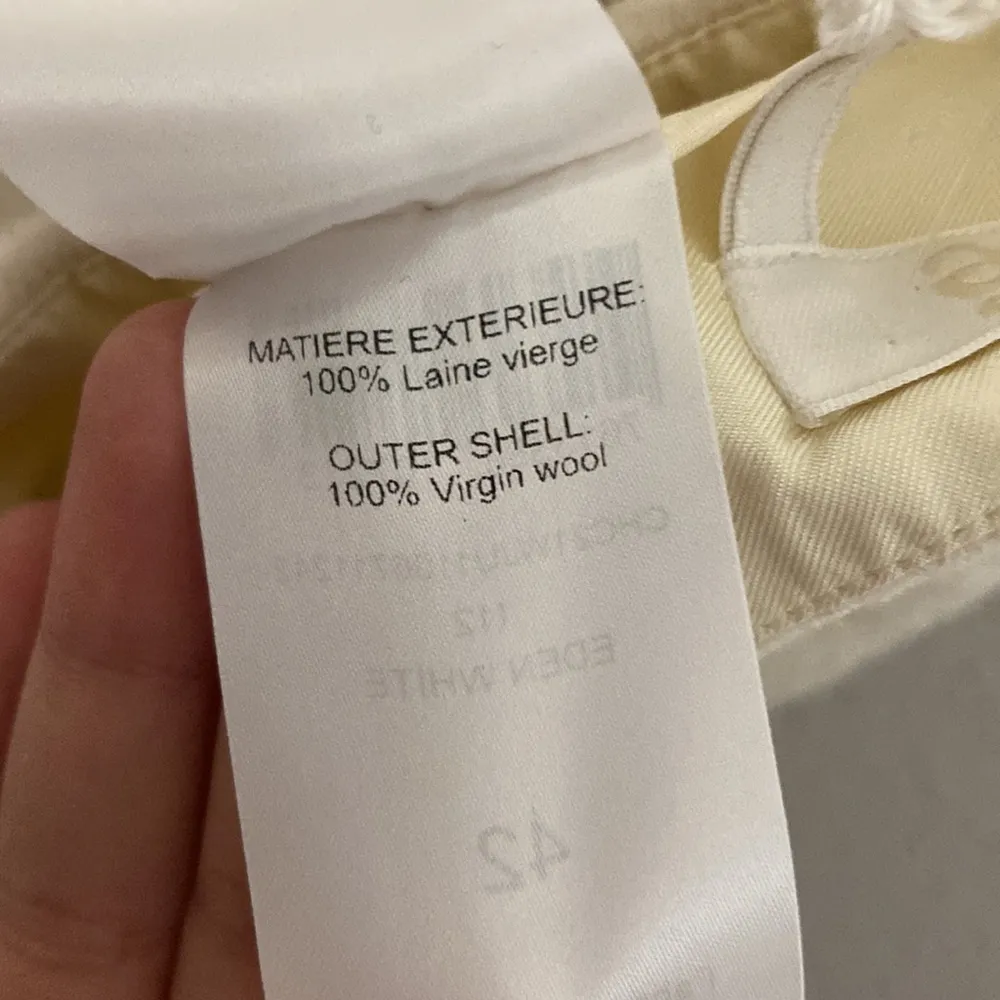 Chloe - $1,950 VIRGIN WOOL "FLARED" MIDI SKIRT (2021 GABRIELA HEARST!!) FR42 - Image 4