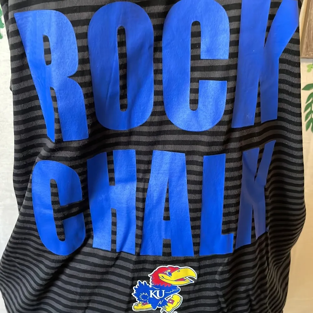 Size L Reversible Kansas Jayhawks Racerback Tank Top C1 - Image 2