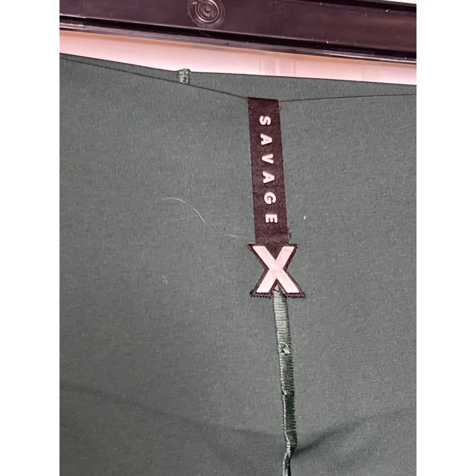 Savage x Fenty Medium Dark Green‎ Hotline High Waist Leggings Line Detailing Green - Image 5